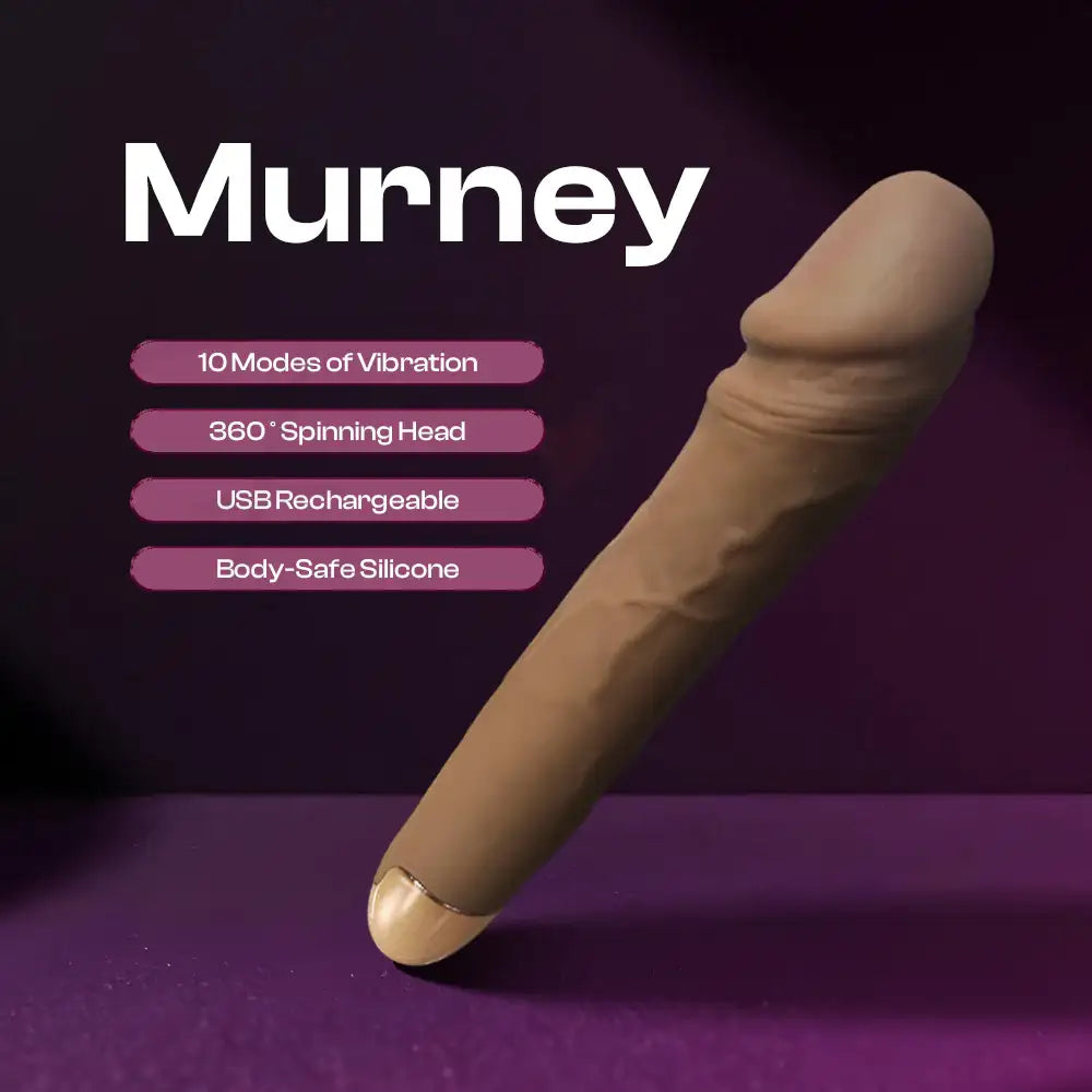 Murney – Realistic Dildo G-spot Stimulation Vibrator - Frisky Business Adult Sex Toys Shop