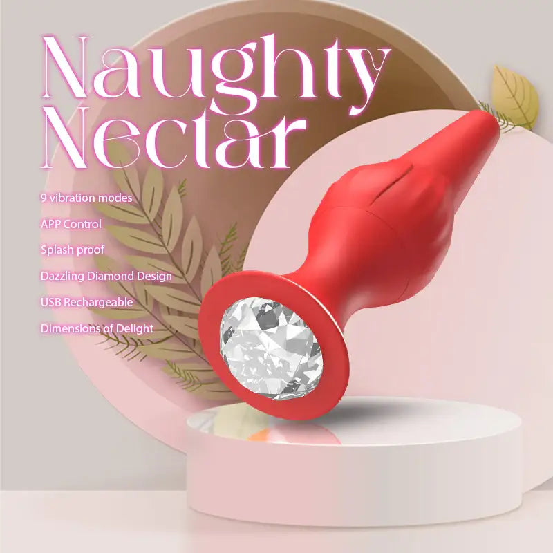 Naughty Nectar – Vibrating Butt Plug - Frisky Business Adult Sex Toys Shop