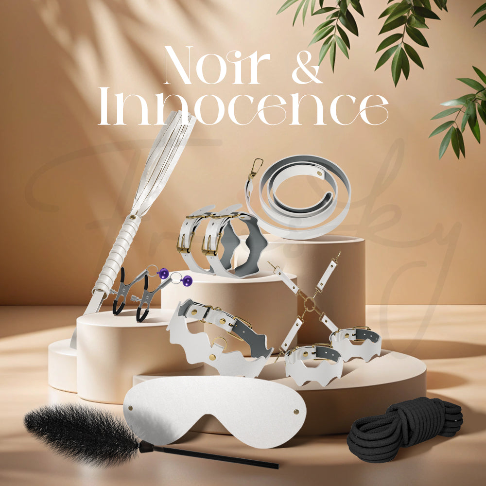 Noir & Innocence - 11 Pcs BDSM Starter Kit