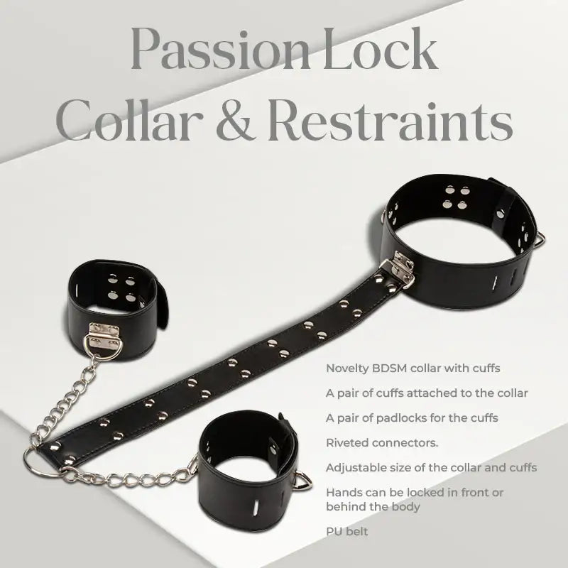 PassionLock Collar & Restraints - Frisky Business Adult Sex Toys Shop