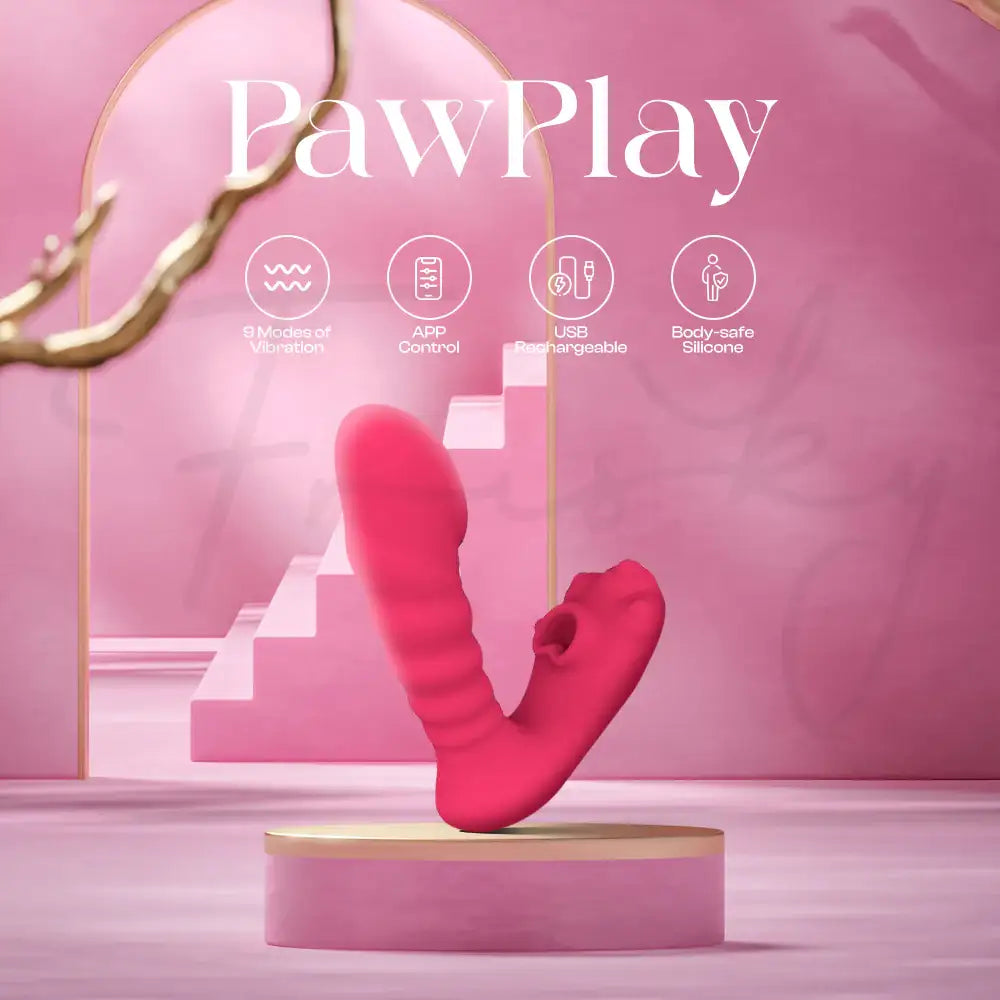 PawPlay - Wearable G-Spot Suction APP Control Vibrator - Frisky Business Adult Sex Toys Shop