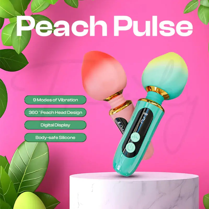 Peach Pulse - Female Peachy Mini AV Vibrator - Frisky Business Adult Sex Toys Shop