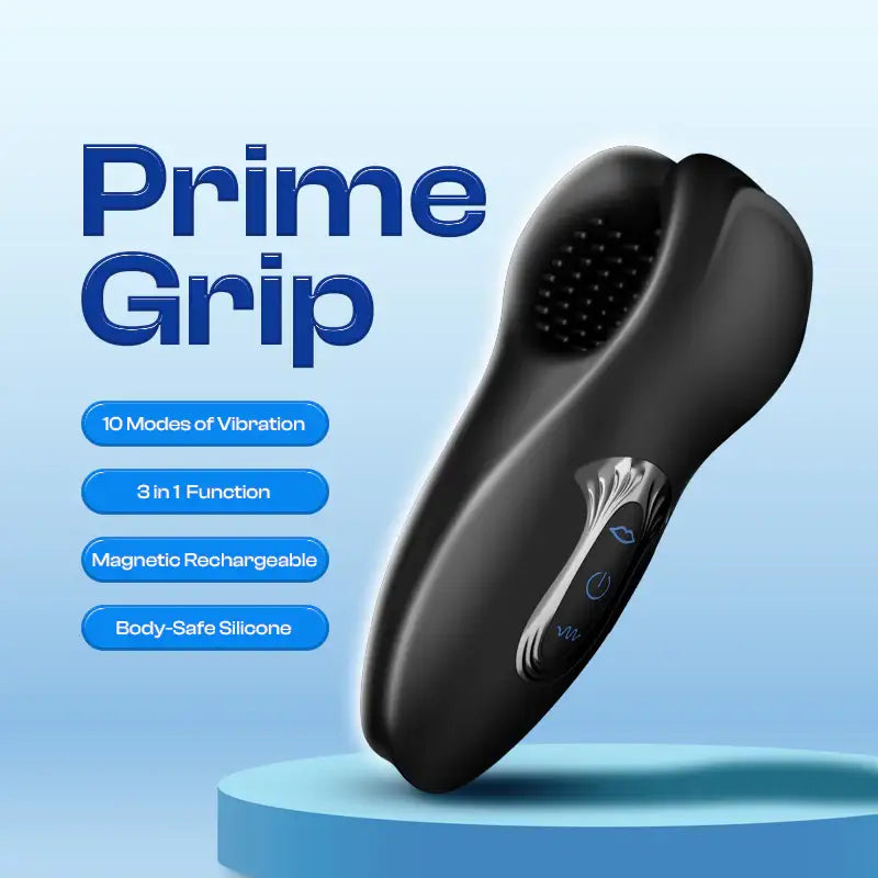 Prime Grip - 3 in 1 Male Masturbator + Trainer + Desensitize - Frisky Business Adult Sex Toys Shop