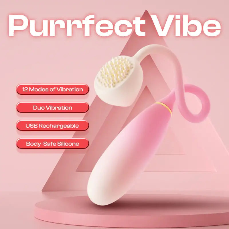 Purrfect Vibe – Female Egg Vibrator with APP Control - Frisky Business Adult Sex Toys Shop