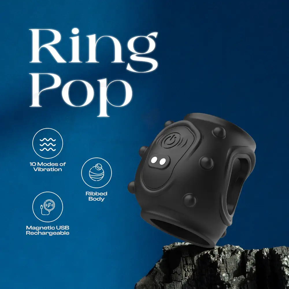 Ring Pop - Vibrating Cock Ring - Frisky Business Adult Sex Toys Shop