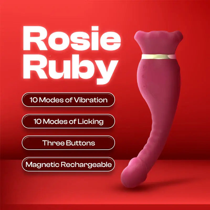 Rosie Ruby - Multi-purpose Dual-ended G-Spot Vibrator - Frisky Business Adult Sex Toys Shop