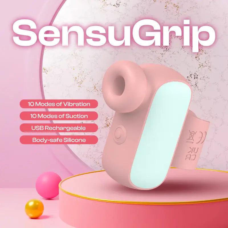 SensuGrip - Female Suction Finger Vibrator - Frisky Business Adult Sex Toys Shop