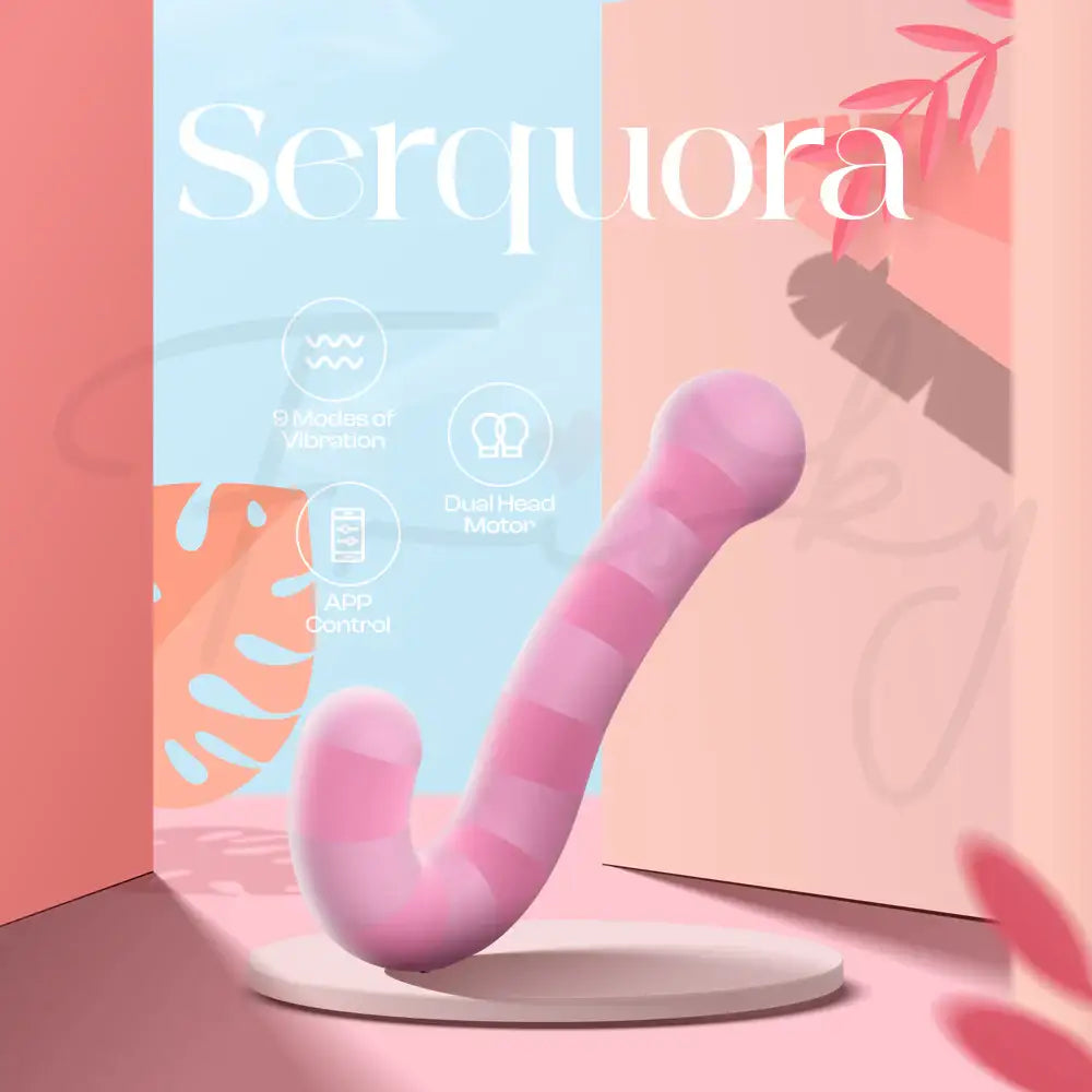 Serquora - Dual Head Question Mark APP Control Vibrator - Frisky Business Adult Sex Toys Shop