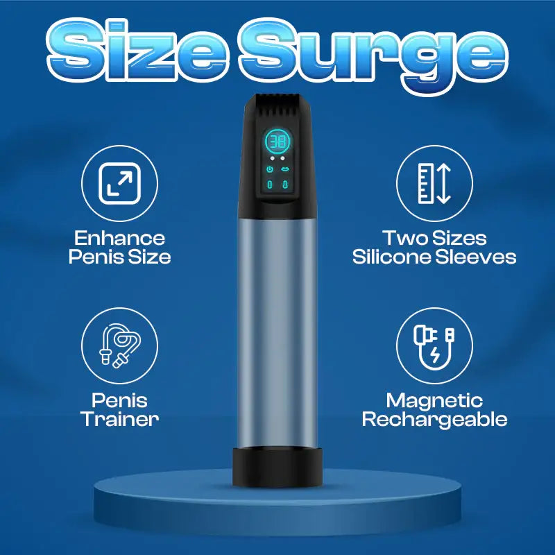 Size Surge - Male Automatic Penis Pump - Frisky Business Adult Sex Toys Shop
