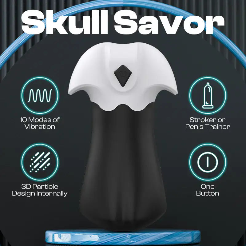 Skull Savor - Automatic Male Masturbator - Frisky Business Adult Sex Toys Shop