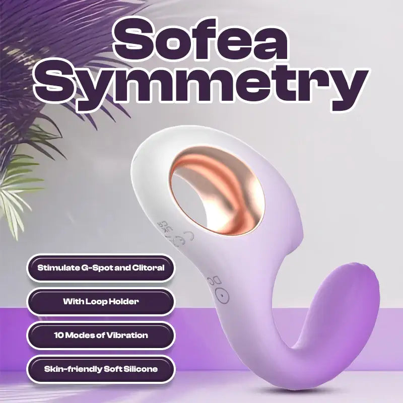 Sofea Symmetry - Female Gradient Vibrator with Suction - Frisky Business Adult Sex Toys Shop