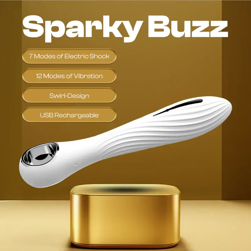 Sparky Buzz - Electric Shock Wand Vibrator - Frisky Business Adult Sex Toys Shop