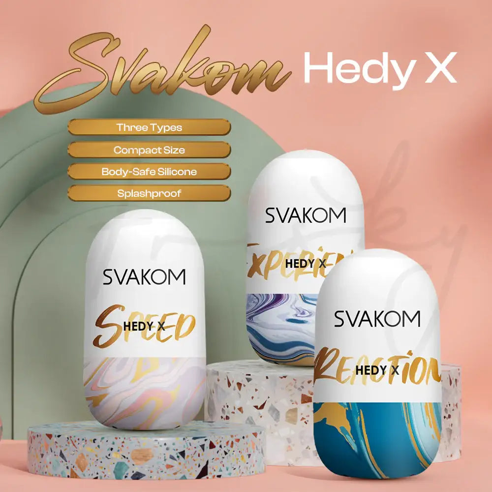 SVAKOM Hedy X – Male Mini Manual Masturbator - Frisky Business Adult Sex Toys Shop