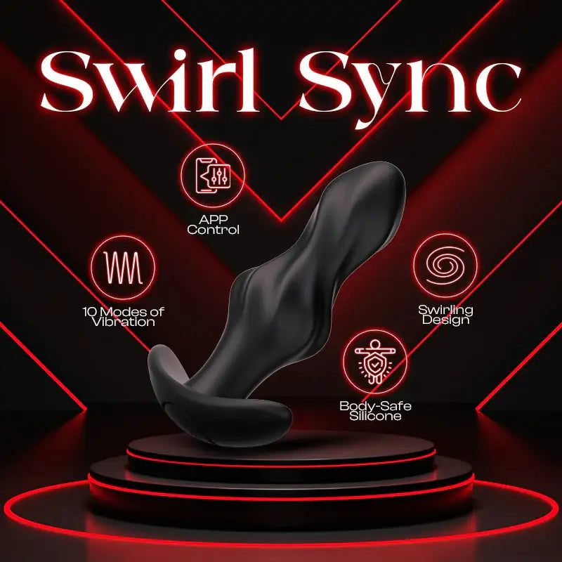 Swirl Sync - APP Control Vibrating Prostate Massager - Frisky Business Adult Sex Toys Shop