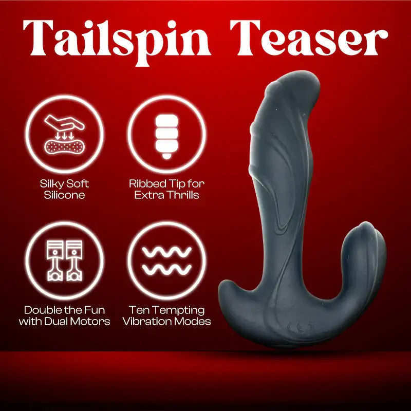 Tailspin Teaser – Vibrating Prostate Massager - Frisky Business Adult Sex Toys Shop