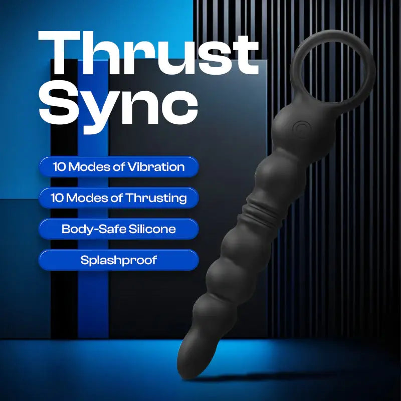 Thrust Sync - Anal Bead Thrusting Vibrator With APP Control - Frisky Business Adult Sex Toys Shop
