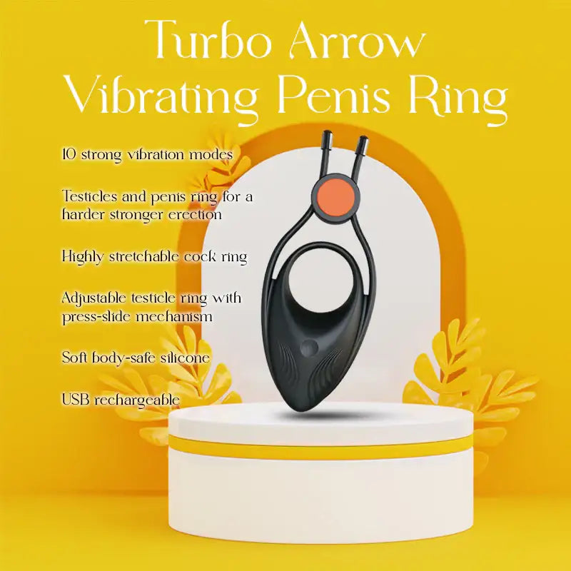The Turbo Arrow - Vibrating Penis Ring - Frisky Business Adult Sex Toys Shop