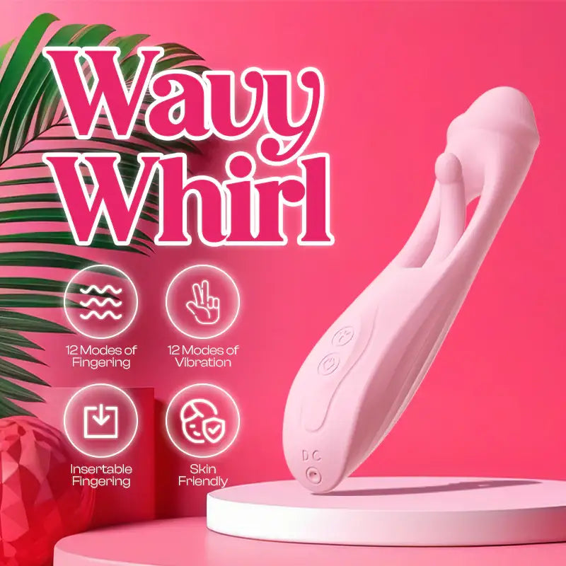 Wavy Whirl - Multi-function Fingering G Spot Vibrator - Frisky Business Adult Sex Toys Shop