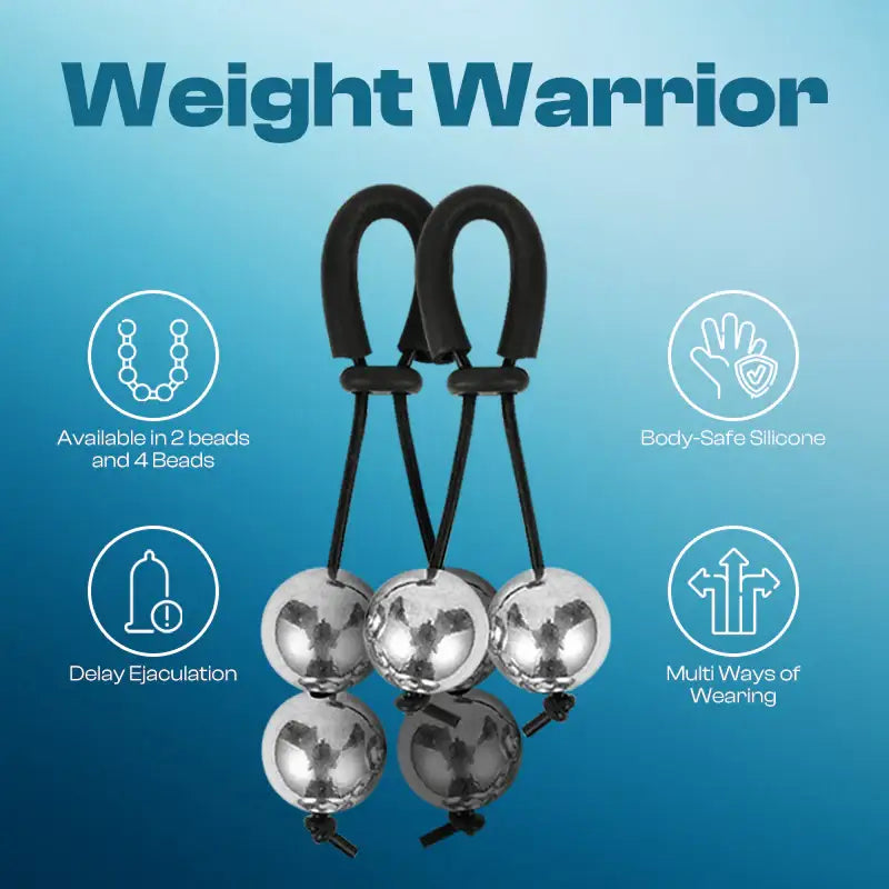 Weight Warrior - Heavy-weight Adjustable Cock Ring - Frisky Business Adult Sex Toys Shop