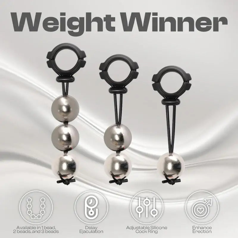 Weight Winner - Heavy-Weight Adjustable Cock Ring - Frisky Business Adult Sex Toys Shop