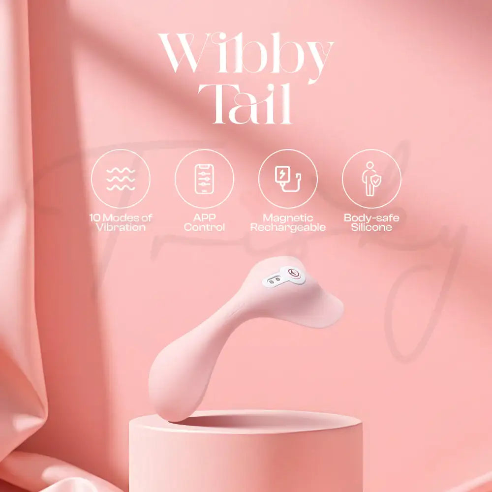 WibbyTail – APP Control Wearable Vibrator - Frisky Business Adult Sex Toys Shop