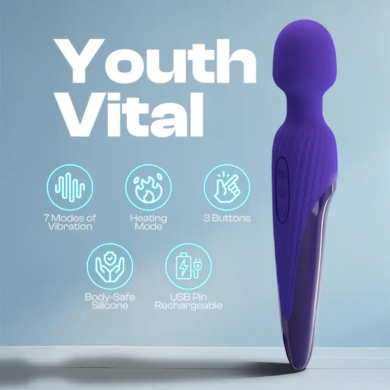 Youth Vital - Female Wand Vibrator - Frisky Business Adult Sex Toys Shop