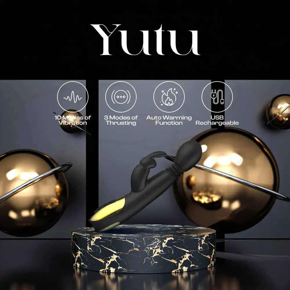 Yutu – Female Rabbit Thrusting Vibrator - Frisky Business Adult Sex Toys Shop