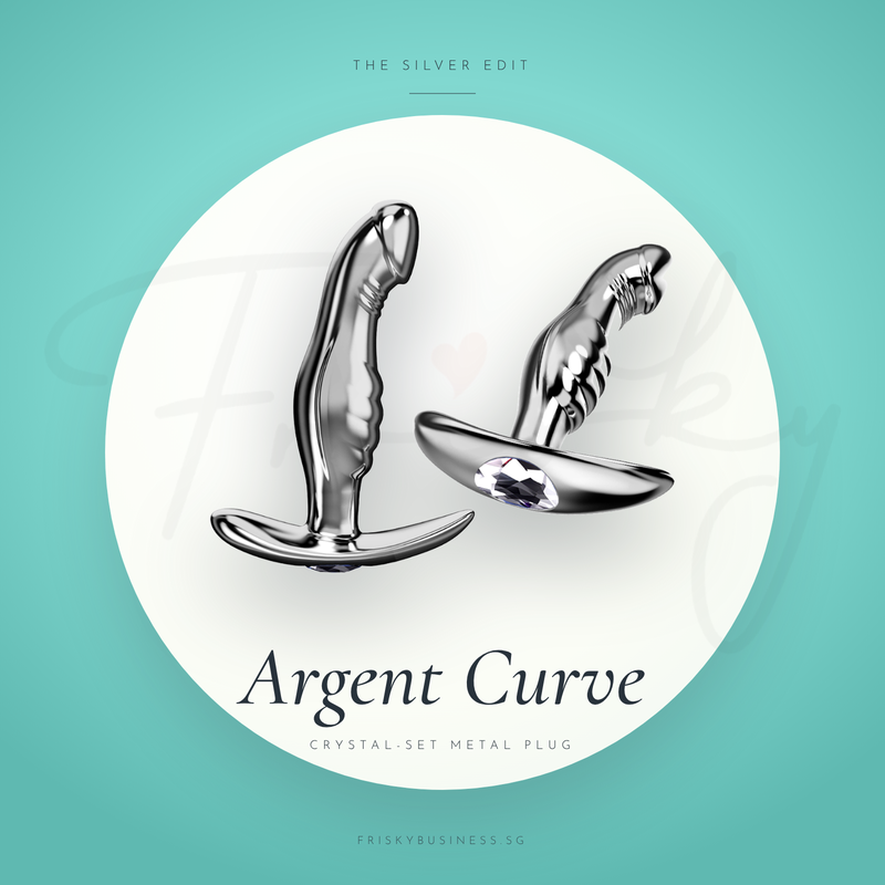 Argent Curve Crystal Plug