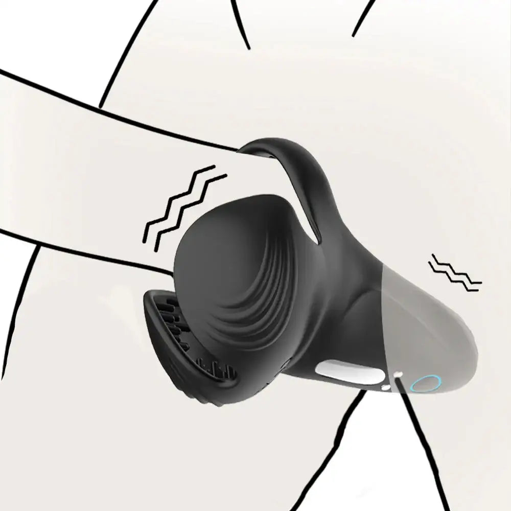 Stamina Stud Perineum Cock Ring - Frisky Business Adult Sex Toys Shop