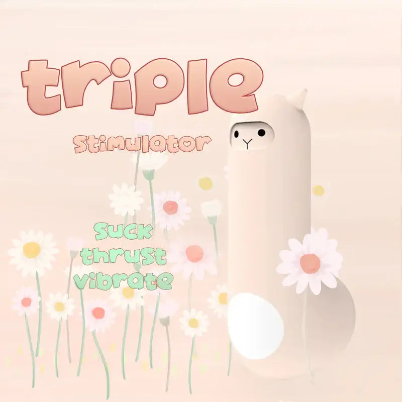 Happy Humpa-Llama - Sucking Automatic Thrusting Vibrating 3 In 1 Vibrator - Frisky Business Adult Sex Toys Shop