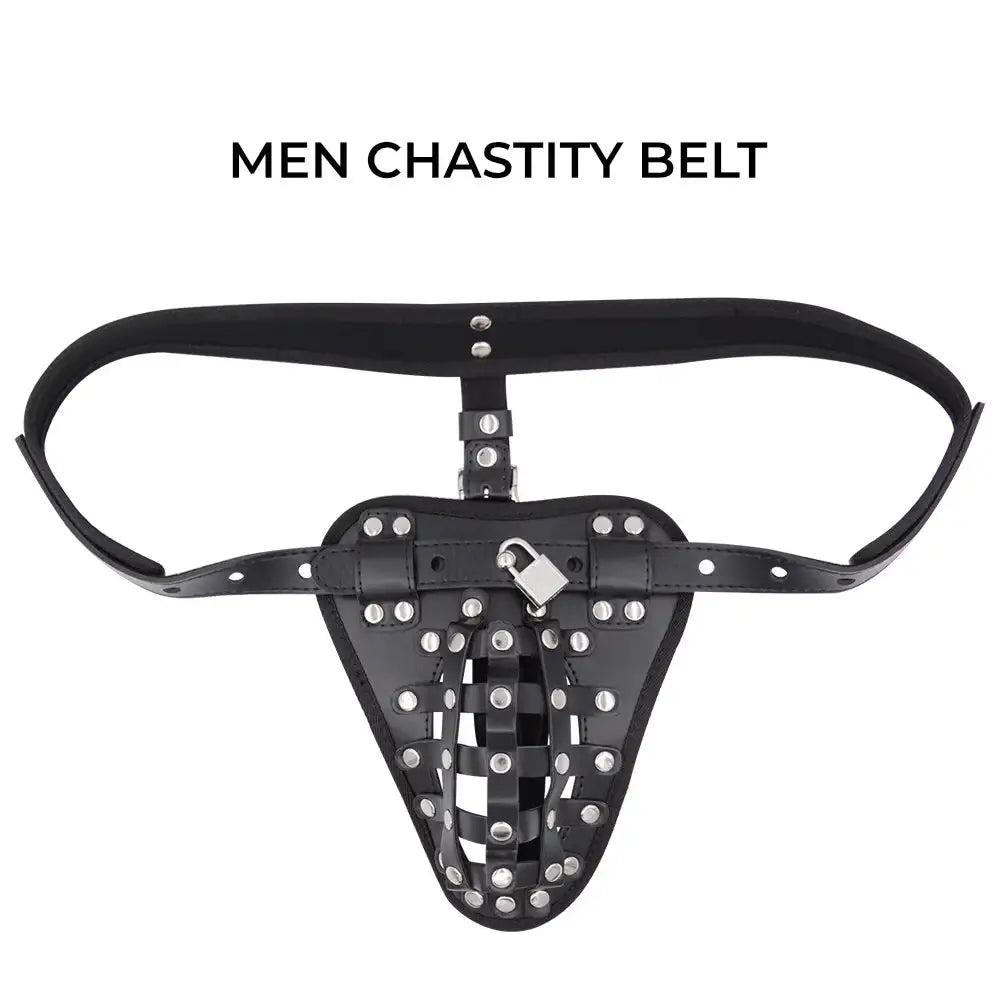 Lockdown Lust Belt - Men Chastity Belt BSDM - Frisky Business Adult Sex Toys Shop