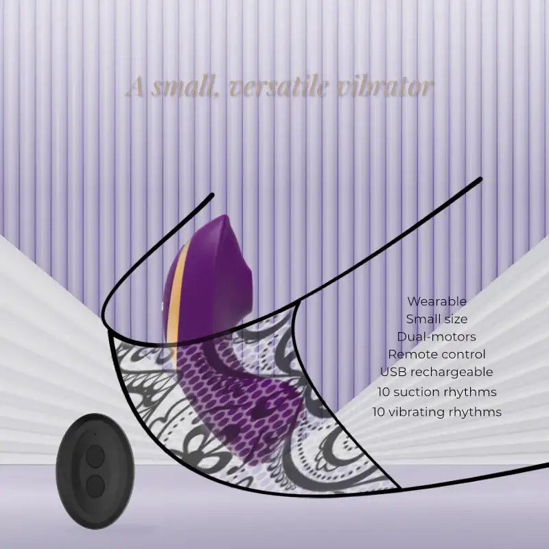 Clit Craze - Pocket Size Mini Wearable Suction Vibrator - Frisky Business Adult Sex Toys Shop