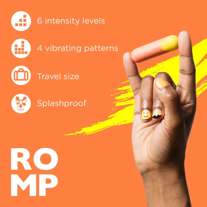 ROMP Riot Powerful Bullet Vibrator rechargeable high intensity discreet device Singapore