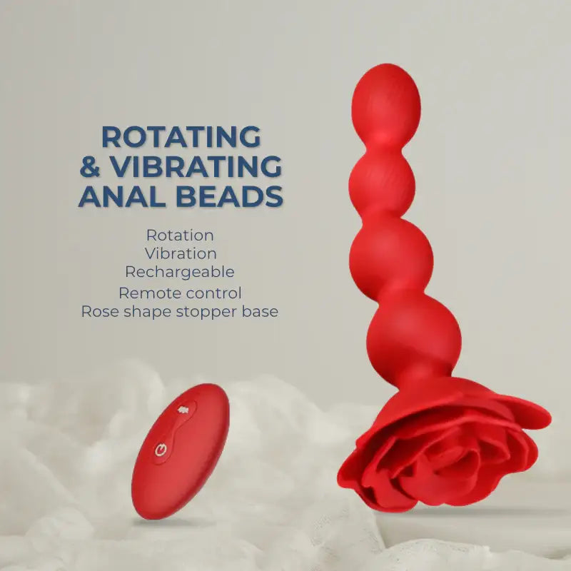 Bloom Beads Ecstasy – Rotating and Vibrating Anal Beads - Frisky Business Adult Sex Toys Shop