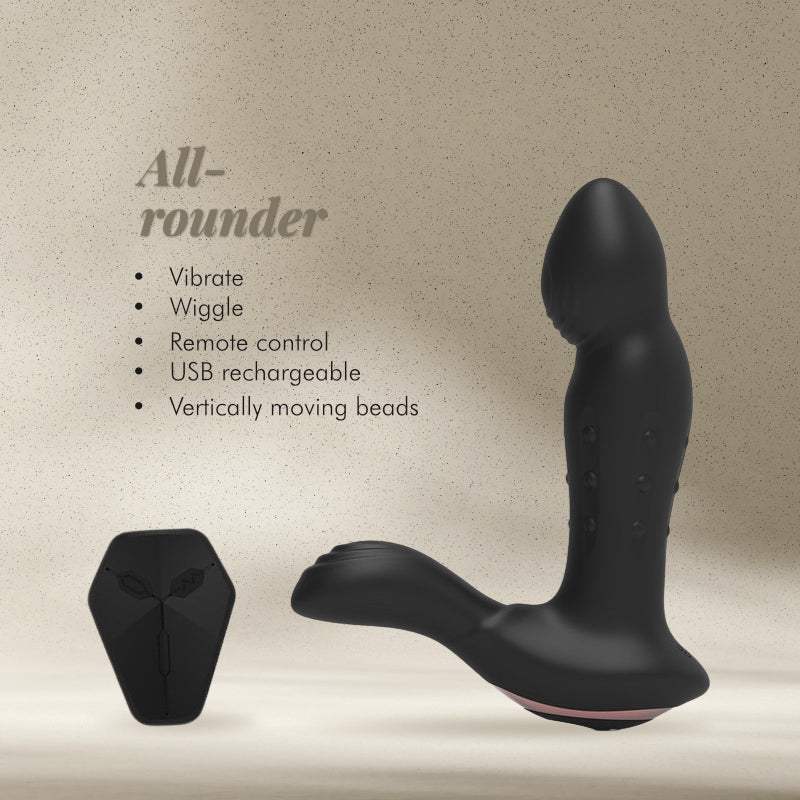 VelvetPulse ProTouch - Wiggling Prostate Vibrator with Vertically Moving Beads - Frisky Business Adult Sex Toys Shop