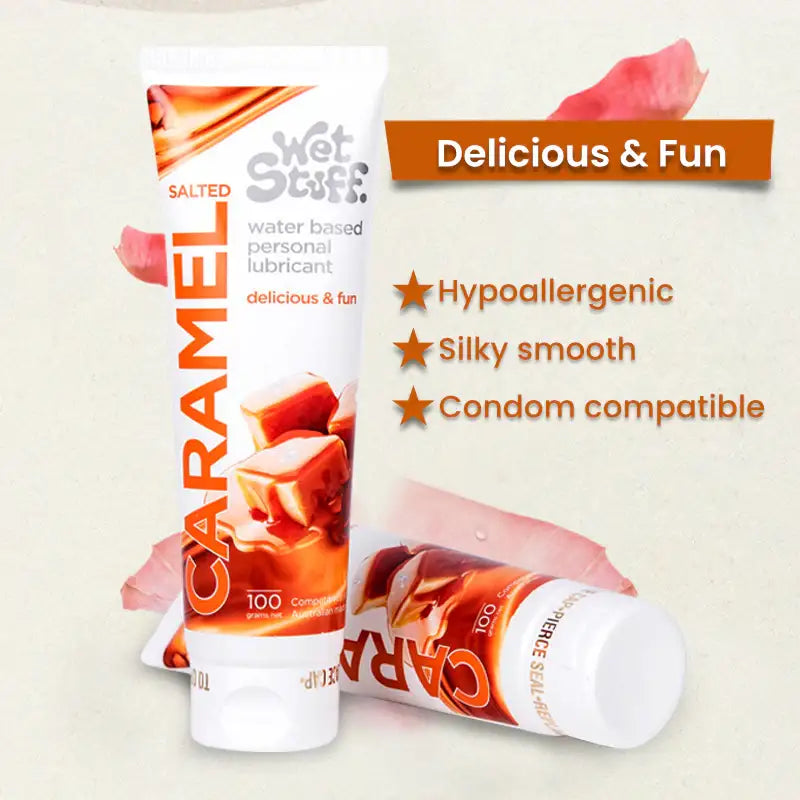 Wet Stuff - Salted Caramel, Water Based Personal Lubricant - Frisky Business Adult Sex Toys Shop