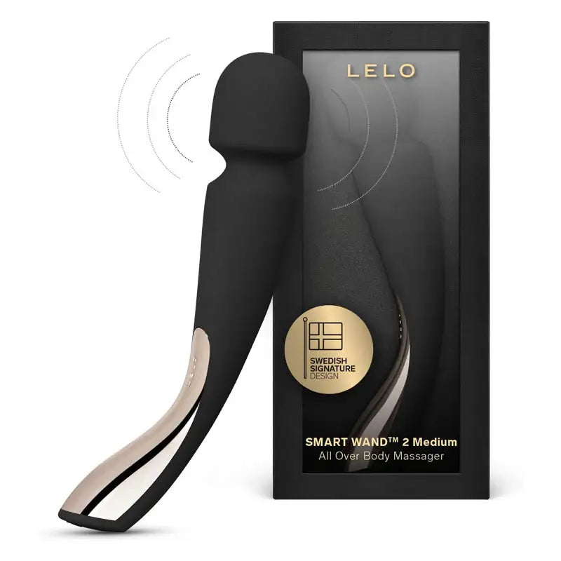 Lelo - Smart Wand 2 Medium - Black - Frisky Business Adult Sex Toys Shop