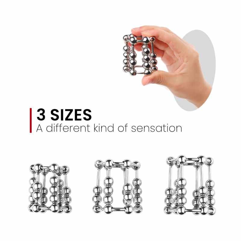 Cocky - Penis Cage with Movable Beads - Frisky Business Adult Sex Toys Shop