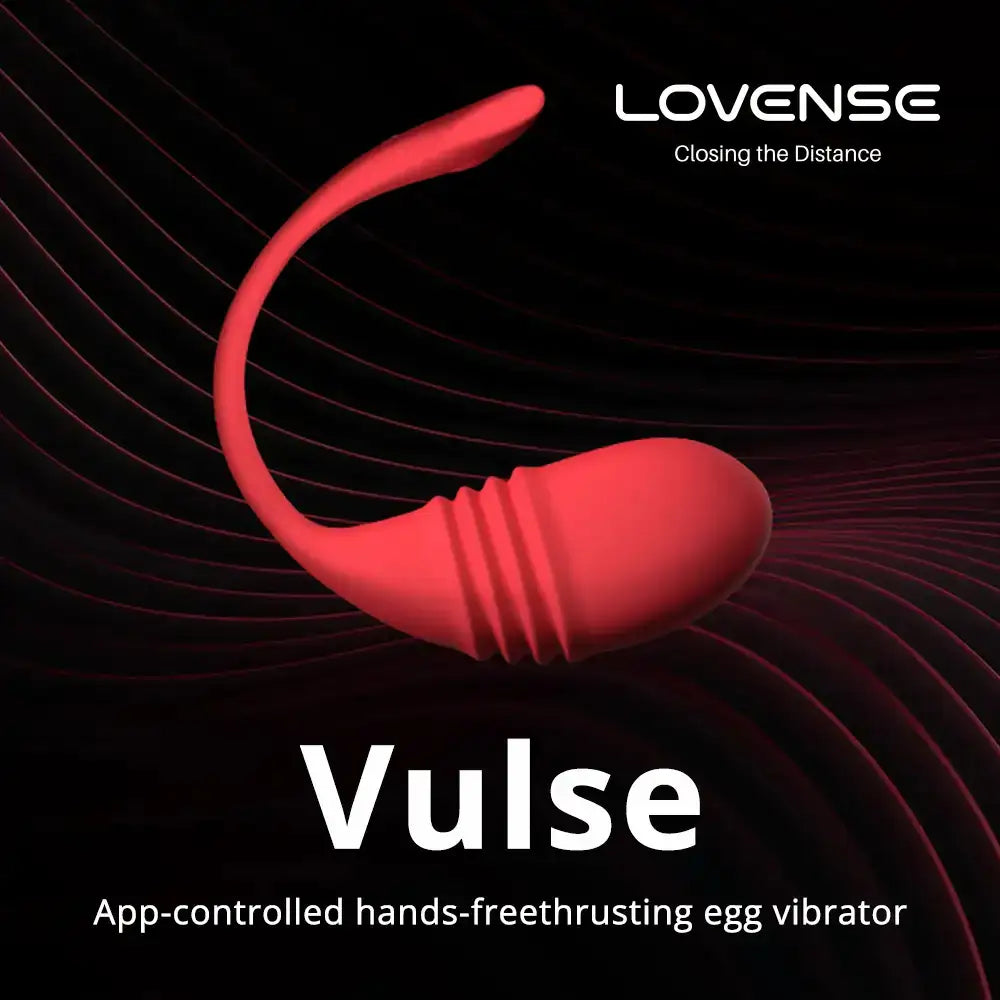 Lovense - Vulse Thrusting Egg Vibrator, APP-Controlled - Frisky Business Adult Sex Toys Shop