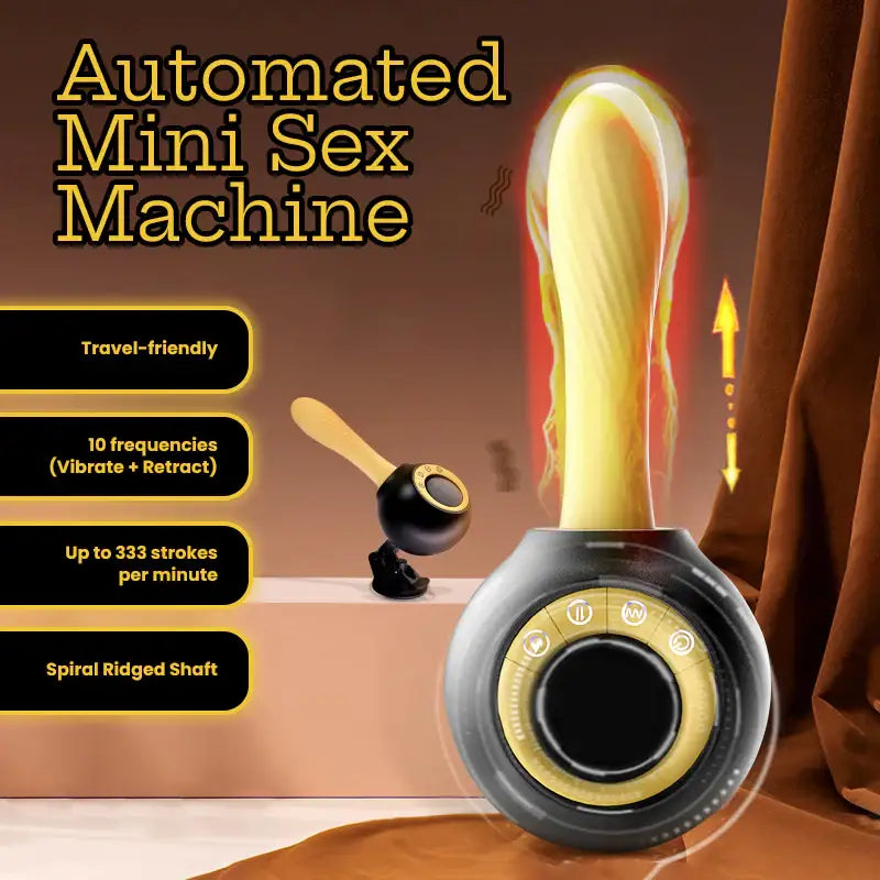 Automated Mini Sex Machine With Remote Control - Frisky Business Adult Sex Toys Shop