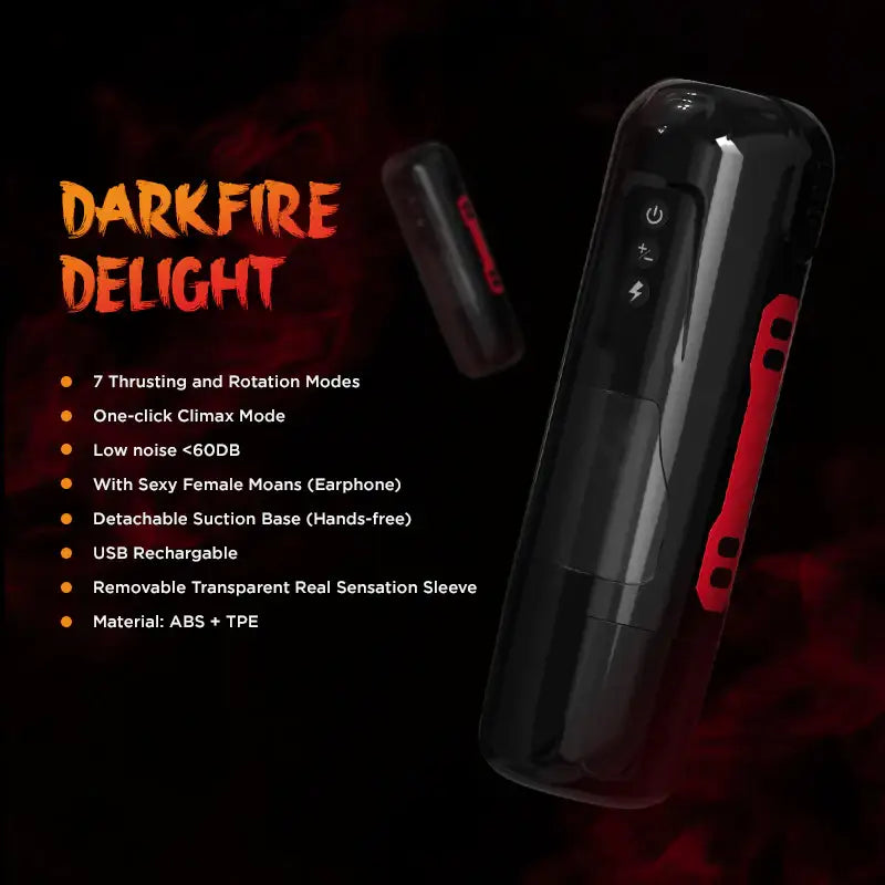 Darkfire Delight – Automatic Male Masturbator - Frisky Business Adult Sex Toys Shop