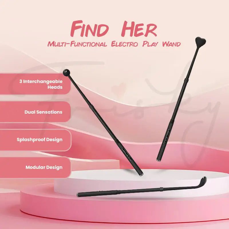 KISSTOY® Find Her Rechargeable Electro Play Wand for Safe and Comfortable Use Singapore