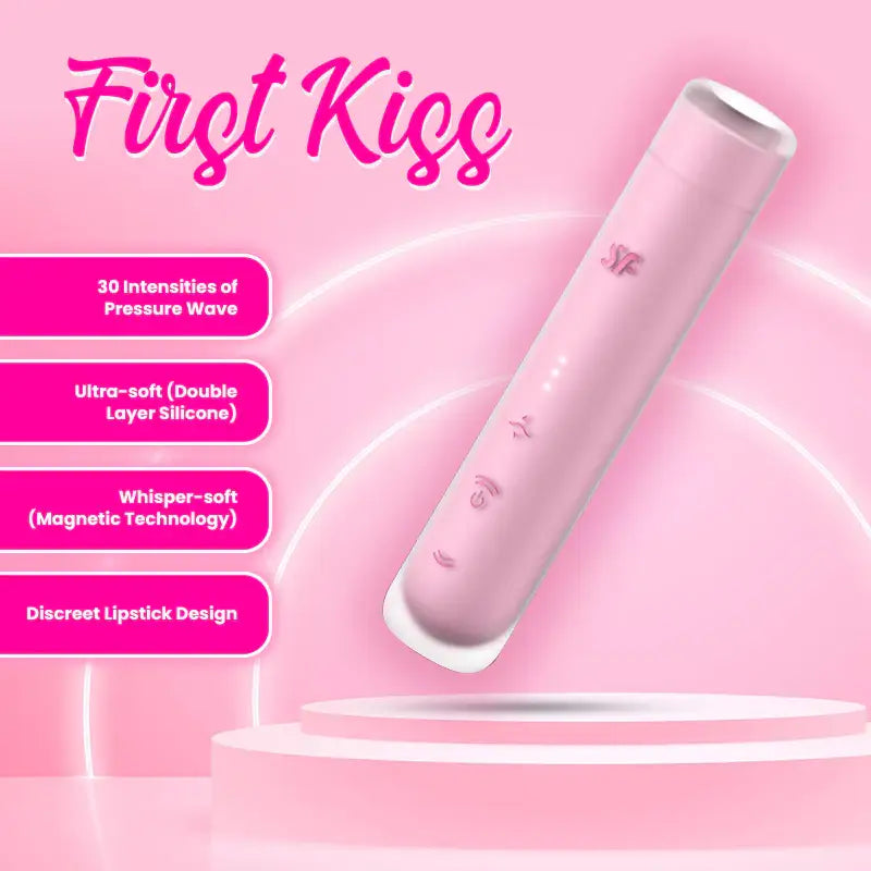 Satisfyer First Kiss Waterproof Soft Silicone Material Gentle Touch Comfortable Personal Gadget Singapore