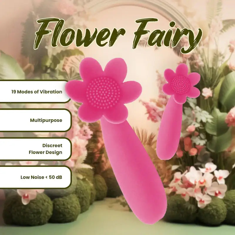 Flower Fairy - Wand Vibrator - Frisky Business Adult Sex Toys Shop