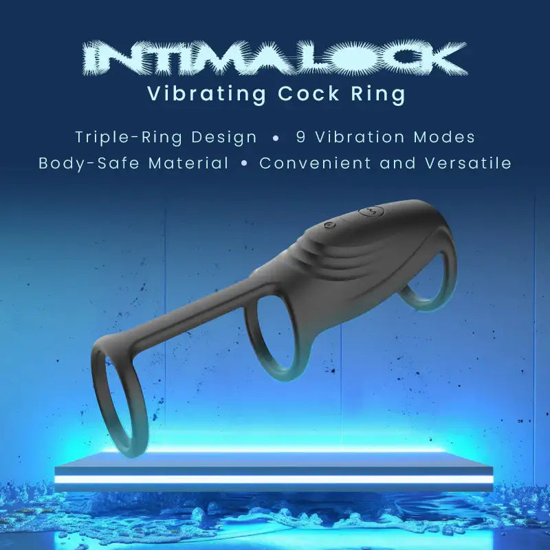 Intima Lock- Vibrating Cock Ring - Frisky Business Adult Sex Toys Shop