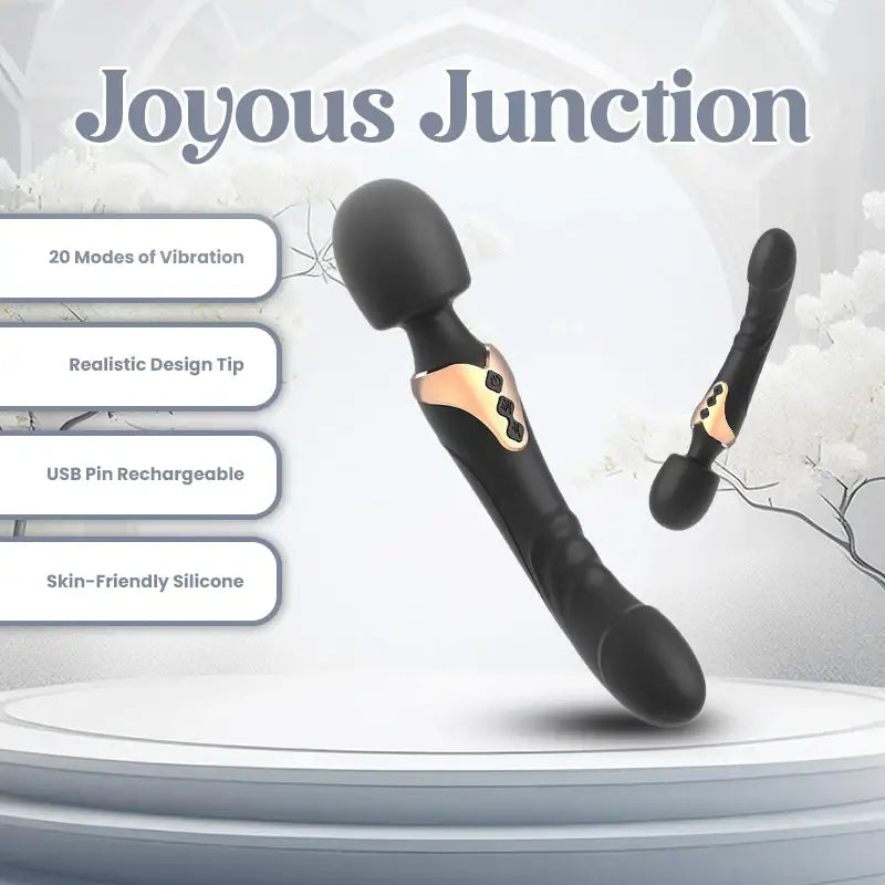 Joyous Junction - Dual-usage Insertable Wand Vibrator - Frisky Business Adult Sex Toys Shop