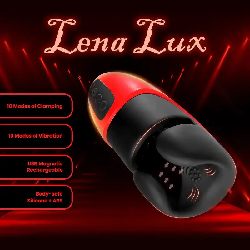 Lena Lux - Clamp Vibrating Penis Massager - Frisky Business Adult Sex Toys Shop
