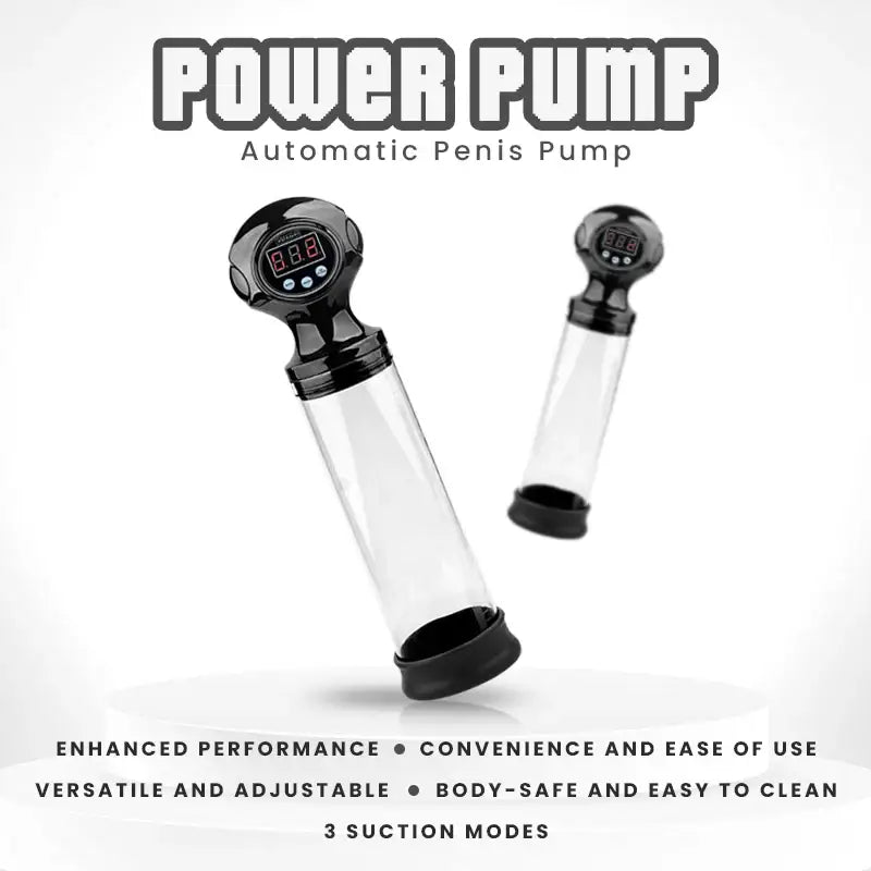 Power Pump – Automatic Penis Pump - Frisky Business Adult Sex Toys Shop