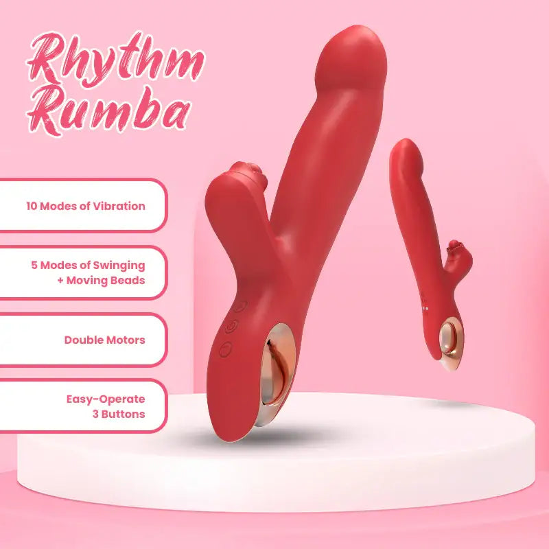 Rhythm Rumba - Swinging Dual Vibrator - Frisky Business Adult Sex Toys Shop