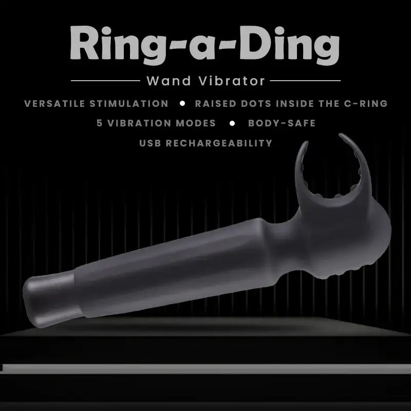 Ring-a-Ding – Wand Vibrator - Frisky Business Adult Sex Toys Shop